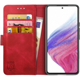 Rosso Element PU Θήκη Πορτοφόλι Samsung Galaxy A53 5G - Red (8719246344190)