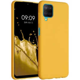 KWmobile Θήκη Σιλικόνης Samsung Galaxy M12 - Honey Yellow (55077.143)