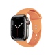 Crong Liquid Λουράκι Premium Σιλικόνης Apple Watch SE/7/6/5/4/3 (41/40/38mm) - Orange (CRG-40LQB-ORG)