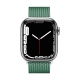 Crong Milano Steel - Premium Μεταλλικό Λουράκι Apple Watch SE/7/6/5/4/3 (41/40/38mm) - Green (CRG-40MST-GR)