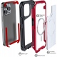 Ghostek Atomic Slim 4 - Ανθεκτική Θήκη MagSafe Apple iPhone 13 Pro - Red (GHOCAS2854)