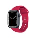 Crong Liquid Λουράκι Premium Σιλικόνης Apple Watch SE/7/6/5/4/3 (41/40/38mm) - Raspberry (CRG-40LQB-RSB)
