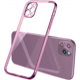 Bodycell HD Διάφανη Θήκη Σιλικόνης Apple iPhone 13 Pro Max - Violet (5206015067440)