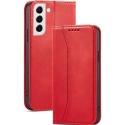 Bodycell Θήκη - Πορτοφόλι Samsung Galaxy S22 5G - Red (5206015058691)