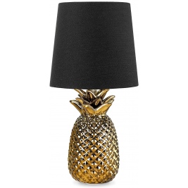 Navaris Table Lamp Pineapple - Επιτραπέζιο Φωτιστικό Ανανάς - 35cm - Gold / Black (49150.66.01)