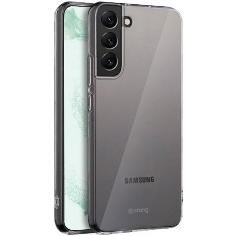 Crong Slim Διάφανη Θήκη Σιλικόνης Samsung Galaxy S22 Plus 5G - 0.8mm - Transparent (CRG-CRSLIM-SGS22P-TRS)
