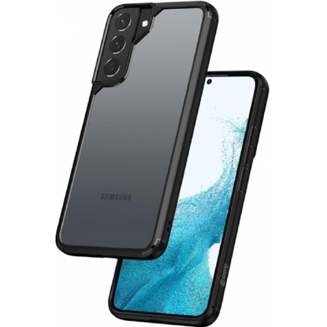 Crong Διάφανη Θήκη Hybrid Samsung Galaxy S22 Plus 5G - Black (CRG-HCLC-SGS22P-BLK)