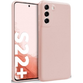Crong Color Θήκη Premium Σιλικόνης Samsung Galaxy S22 Plus 5G - Pink (CRG-COLR-SGS22P-PNK)