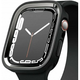 Elago Θήκη Duo Case Apple Watch SE/7/6/5/4 (41/40mm) - Black / Metallic Dark Gray (EAW41DUO-BKMDGY)