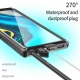 Αδιάβροχη θήκη Samsung Galaxy S22 Ultra 5G Waterproof Cover Redpepper-Black