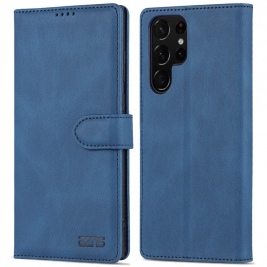 Θήκη Samsung Galaxy S22 Ultra 5G AZNS Wallet Leather Stand-blue