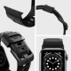 Spigen Rugged Band Λουράκι Σιλικόνης Apple Watch SE/7/6/5/4/3 (41/40/38mm) - Matte Black (AMP02855)