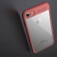 Θήκη iphone 7 4.7" IPAKY Focus Series TPU Frame + Clear Acrylic Back Case-Red