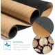 Navaris Non Slip Cork Yoga Mat - Στρώμα Γυμναστικής από Φελλό με Χειρολαβή - Brown (44764.05