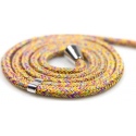 Vivid Necklace Hanging Rope - Λουράκι Λαιμού για Θήκες Κινητών - 2 Τεμάχια - Rainbow / Pink (VIROPERAINPINK)