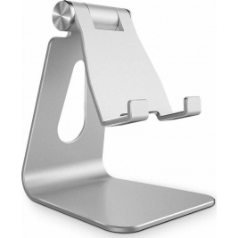 Tech-Protect Z4A Universal Stand Holder - Βάση Αλουμινίου για Smartphone / Tablet 4"- 8" - Silver (76906)