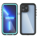 Θήκη αδιάβροχη iPhone 13 Pro Max 6.7'' Waterproof Covering Clear Back case Redpepper-Black/Blue