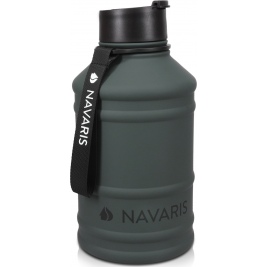 Navaris Μπουκάλι Νερού από Ανοξείδωτο Ατσάλι - BPA Free - 2.2 L - Anthrazit (51084.73)