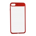 Θήκη iphone 7/8 plus 5.5'' IPAKY Focus Series TPU Frame + Clear Acrylic Back Case-Red