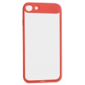 Θήκη iphone SE 2020/7/8 4.7'' IPAKY Focus Series TPU Frame + Clear Acrylic Back Case-Red