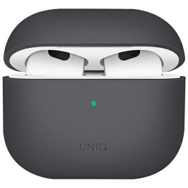 Uniq Lino Hybrid Case - Σκληρή Θήκη για AirPods 3rd Gen - Grey (UNIQ-AIRPODS(2021)-LINOGRY)