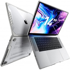 Supcase Ανθεκτική Διάφανη Θήκη Unicorn Beetle - MacBook Pro 14" 2021 - Clear (843439116481)