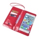 Celly Universal Αδιάβροχη Θήκη Splashproof Wallet για Smartphones έως 5.7'' - IPX4 - Pink (SPLASHWALLETPK)