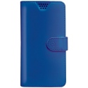 Celly Wally Θήκη - Πορτοφόλι Universal για Smartphones εώς 4.5 - Blue (WALLYUNILBL)