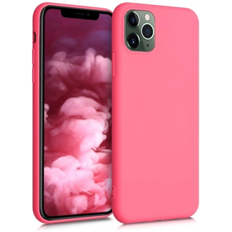 KWmobile Θήκη Σιλικόνης iPhone 11 Pro Max - Neon Coral Matte (49789.122)