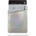 Puro Universal Eco-Leather Wallet - Πορτοφόλι Shiny Holo Pocket - Silver (POCKET01-IRI)