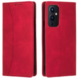 Bodycell Θήκη - Πορτοφόλι OnePlus 9 - Red (5206015063947)