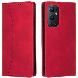 Bodycell Θήκη - Πορτοφόλι OnePlus 9 Pro - Red (5206015063978)