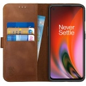 Rosso Deluxe Δερμάτινη Θήκη Πορτοφόλι OnePlus Nord 2 5G - Brown (8719246325151)