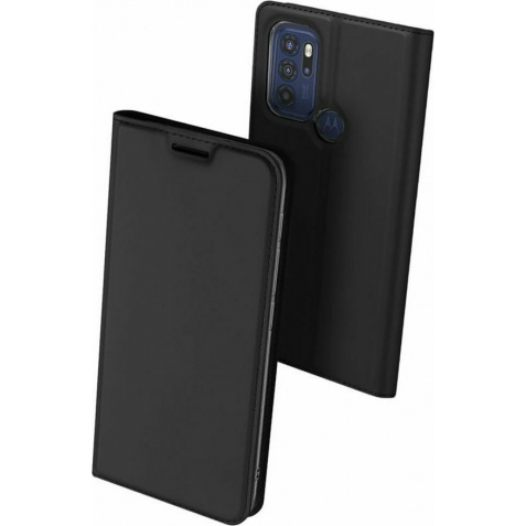 Duxducis SkinPro Θήκη Πορτοφόλι Motorola Moto G60S - Black (6934913044360)