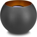 Navaris Outdoor Solar Light Bowl Flame - Διακοσμητικό Ηλιακό Φωτιστικό Δαπέδου LED με Αισθητήρα Φωτός - Dark Grey (47542.01)