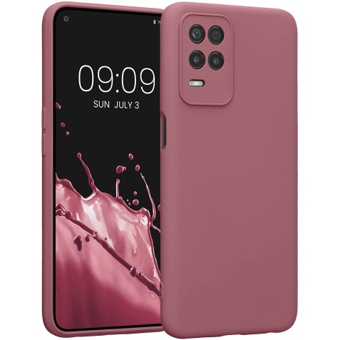KWmobile Soft Slim Flexible Rubber Cover with Camera Protector - Θήκη Σιλικόνης Realme 8 5G / Narzo 30 5G με Πλ
