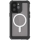 Ghostek Nautical 4 - Ανθεκτική Αδιάβροχη Θήκη MagSafe με Περιστρεφόμενο Κλιπ Ζώνης - Apple iPhone 13 Pro - Clear (GHOCAS2880)