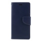 Θήκη iphone X Mercury Goospery Bravo Diary Leather Wallet case-dark blue