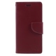 Θήκη iphone X Mercury Goospery Bravo Diary Leather Wallet case-wine red