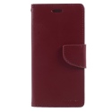 Θήκη iphone X Mercury Goospery Bravo Diary Leather Wallet case-wine red