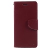 Θήκη iphone X/Xs Mercury Goospery Bravo Diary Leather Wallet case-wine red