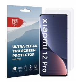 Rosso Ultra Clear Screen Protector - Μεμβράνη Προστασίας Οθόνης - Xiaomi 12 Pro - 2 Τεμάχια (8719246358296)