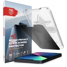 Rosso Privacy Tempered Glass - Αντιχαρακτικό Γυαλί Προστασίας Απορρήτου Οθόνης Apple iPhone 13 / 13 Pro (8719246355677)
