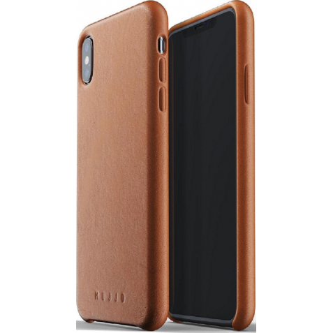 MUJJO Full Leather Case - Δερμάτινη Θήκη Apple iPhone XS Max - Tan (MUJJO-CS-103-TN)