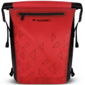 Wozinsky Bicycle Backpack 2in1 - Αδιάβροχο Σακίδιο Πλάτης / Τσάντα Σχάρας Ποδηλάτου με Ανακλαστήρες Φωτός - 23L - Red (WBB31RE)