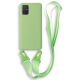 Bodycell Θήκη Σιλικόνης με Λουράκι Λαιμού - Samsung Galaxy A71 - Green (5206015001642)