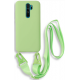 Bodycell Θήκη Σιλικόνης με Λουράκι Λαιμού - Xiaomi Redmi Note 8 Pro - Green (5206015002373)