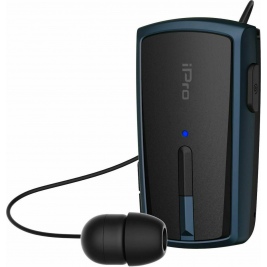 iPro Bluetooth Headset RH120 - Μονό Ασύρματο Bluetooth Ακουστικό MultiPoint - Black / Blue (RH120BLMIBL)