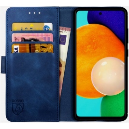 Rosso Element PU Θήκη Πορτοφόλι Samsung Galaxy A52 / A52s 5G - Blue (8719246296697)