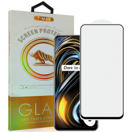 T-Max Premium 3D Tempered Glass Full Glue Fluid Despensing - Αντιχαρακτικό Γυαλί Οθόνης Realme GT 5G - Black (5206015011108)